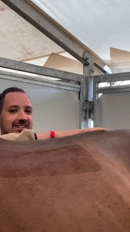 Rémy Serre, souriant, sur un concours